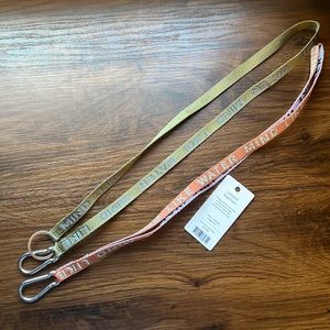 Two Baggu Mind Like Water Lanyard Keychains ♥️